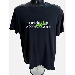 Adidas Adventure Lizard Graphic Tee Black Men’s Medium
